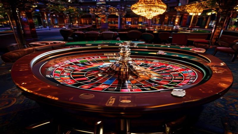 Bánh xe roulette châu Âu 37 ô trong phòng quay trực tiếp